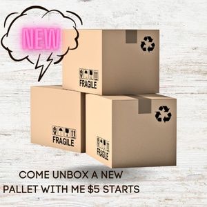 Live Unboxing Come Unbox a Pallet with Me